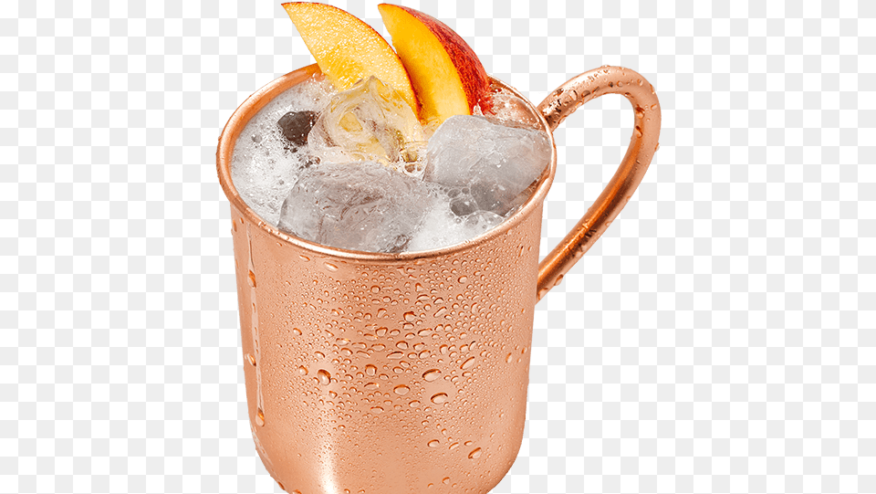 Cocktails Detail Stoli Peachmule Min Tom And Jerry, Cup, Food, Fruit, Plant Free Transparent Png