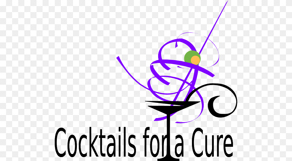 Cocktails For A Cure Clip Art, Graphics, Light, Text Free Png Download