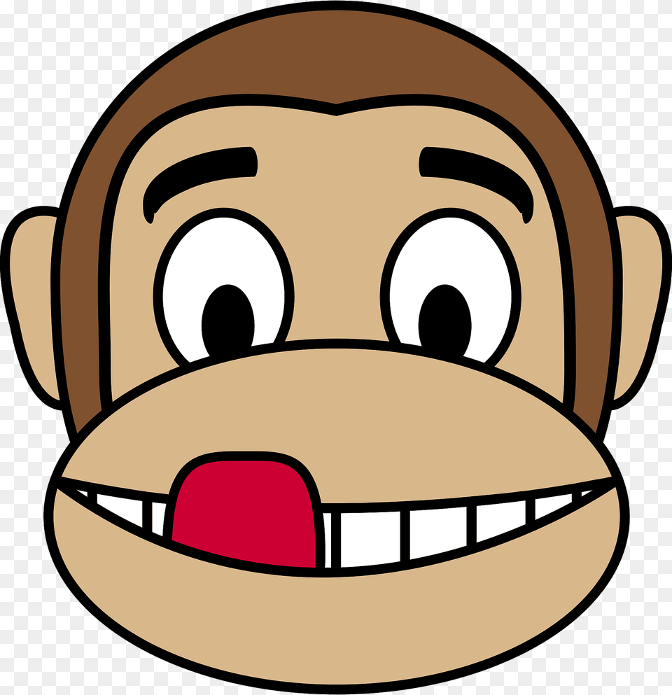 Cocky Monkey Face Clipart Png Image