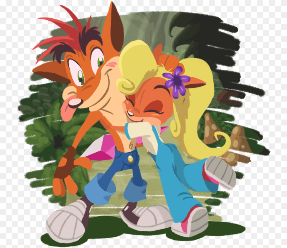 Coco Bandicoot And Crash, Art, Graphics, Baby, Person Free Transparent Png