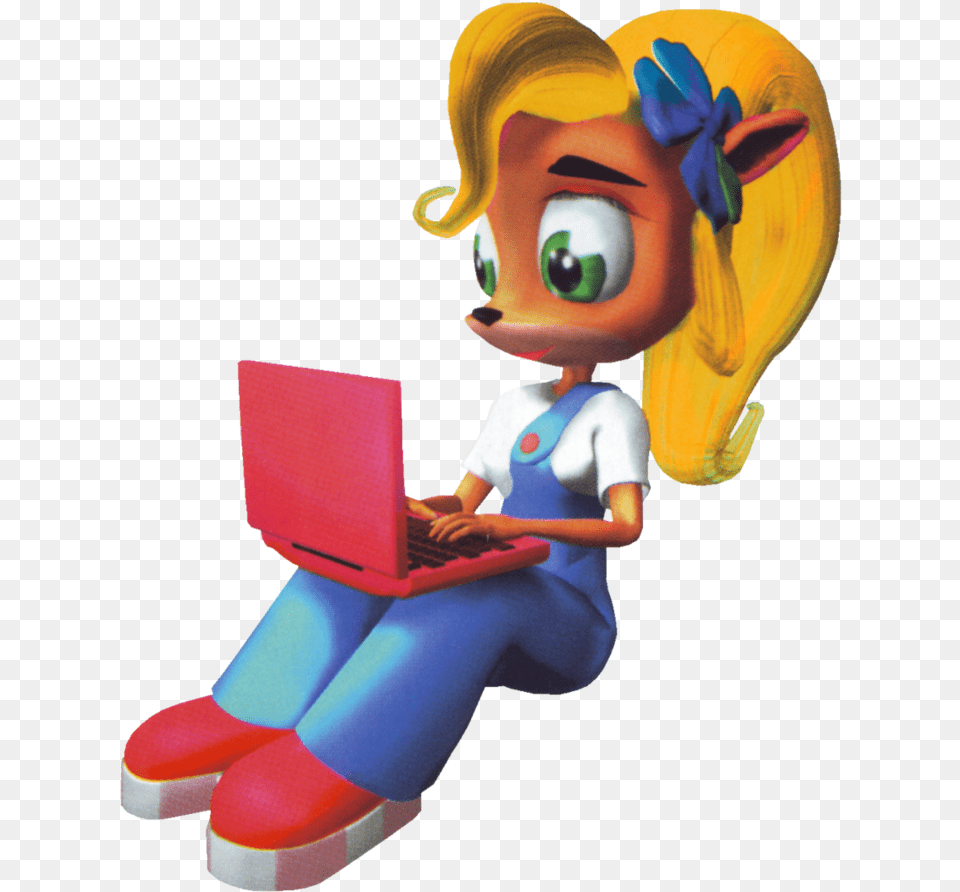 Coco Bandicoot Crash Bandicoot, Toy, Face, Head, Person Free Png