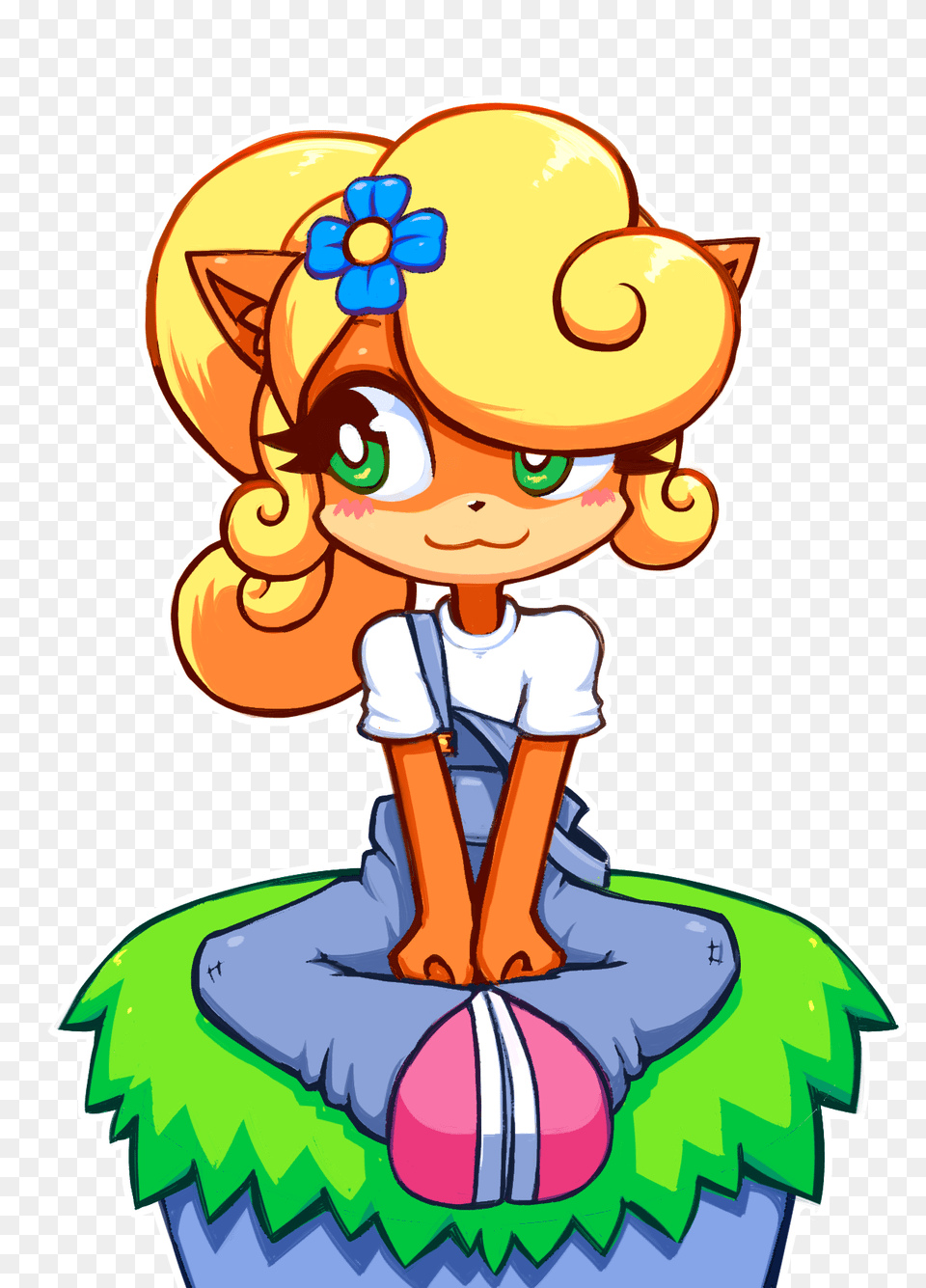 Coco Bandicoot From Crash Bandicoot Videogamestv And Anime, Art, Graphics, Baby, Person Png