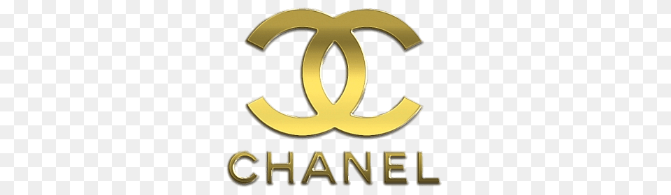 Coco Chanel 3d Gold Logo, Symbol Png