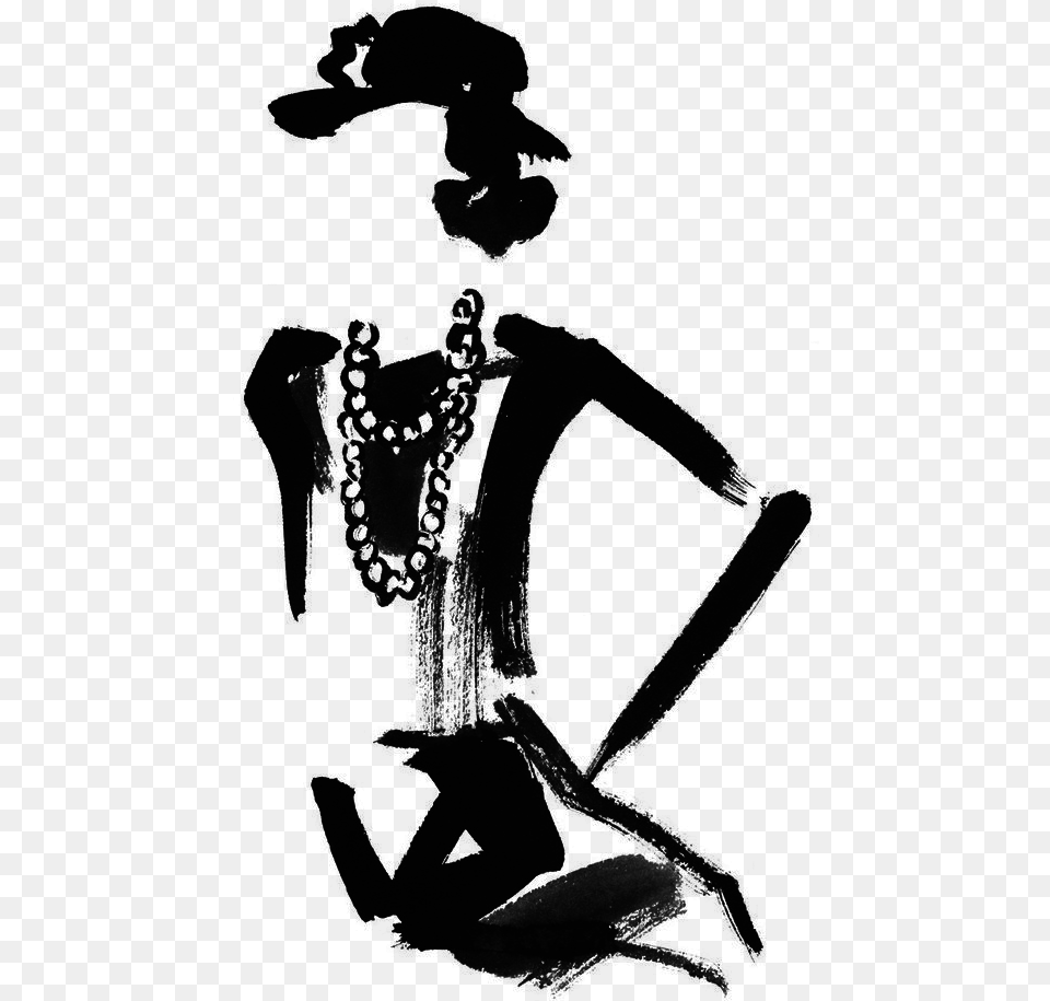 Coco Chanel Black And White Coco Chanel, Gray Png Image