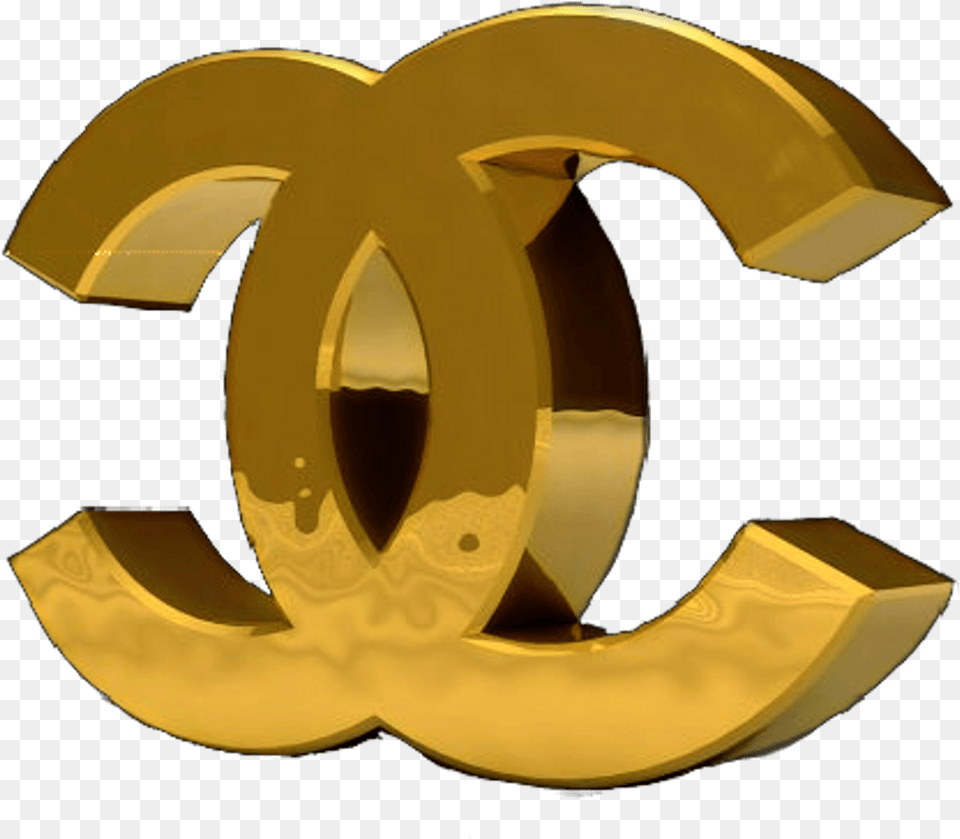 Coco Chanel Gold Logo Gold Chanel Logo, Symbol Free Transparent Png