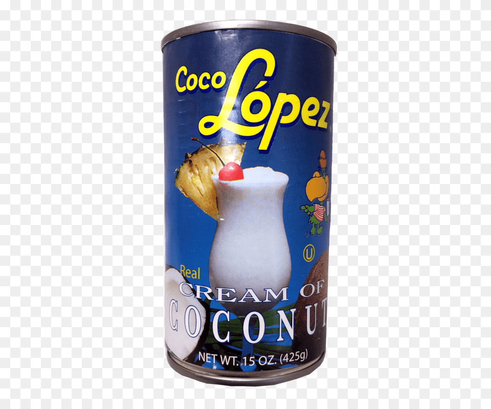 Coco Lopez Coconut Coco Lopez Cream Of Coconut, Can, Tin Free Png