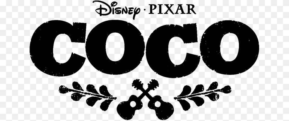 Coco Mt Black Disney Pixar Coco Logo, Gray Free Transparent Png