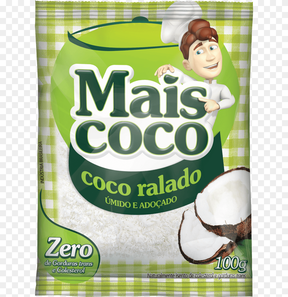 Coco Ralado Mais Coco Leite De Coco Mais Coco, Food, Fruit, Plant, Produce Png