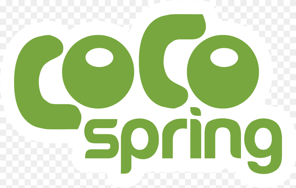 Coco Spring Desk, Green, Logo, Text, Number Png