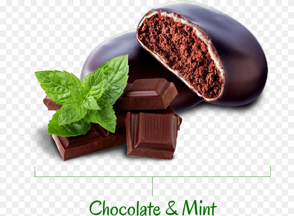 Cocoa Mint Snackwells Devils Food Cookies, Dessert, Herbs, Plant, Chocolate Free Png Download