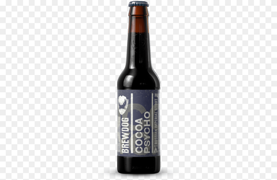 Cocoa Psycho Beer Bottle, Alcohol, Beer Bottle, Beverage, Liquor Free Transparent Png