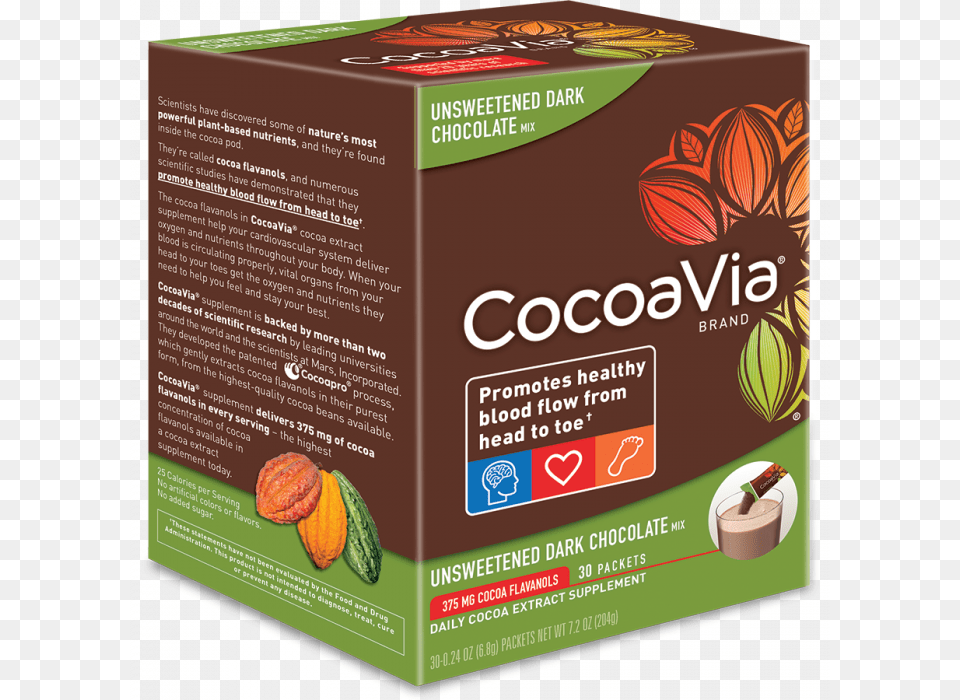 Cocoavia Dark Chocolate Bars, Cocoa, Dessert, Food, Herbal Png Image