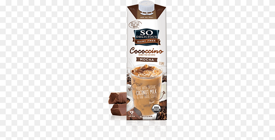 Cococcino Mocha So Delicious Cococcino Latte Coconut Milk Coffee Drink, Chocolate, Cup, Dessert, Food Free Png