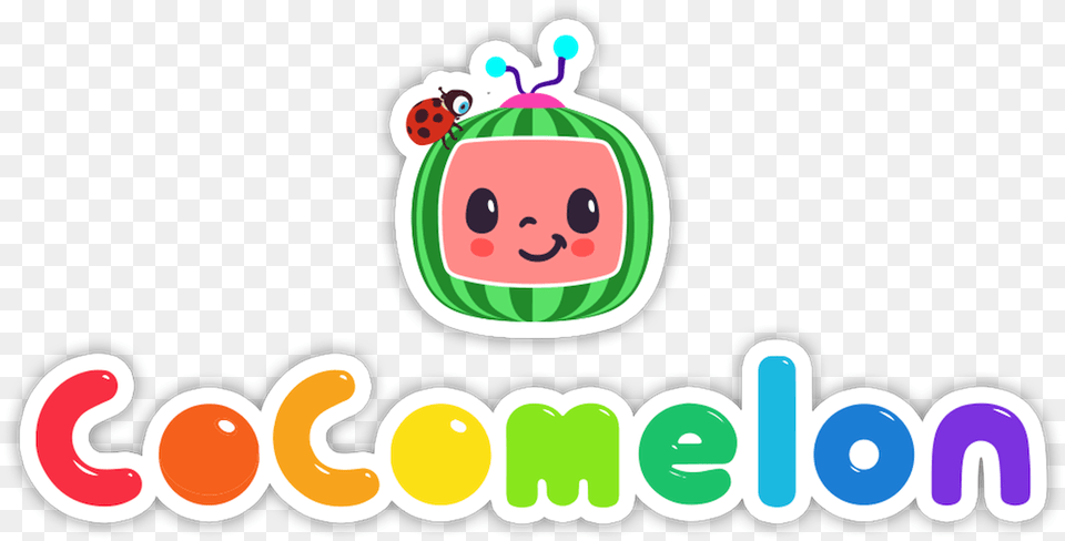 Cocomelon Dot, Logo, Food, Fruit, Plant Png Image