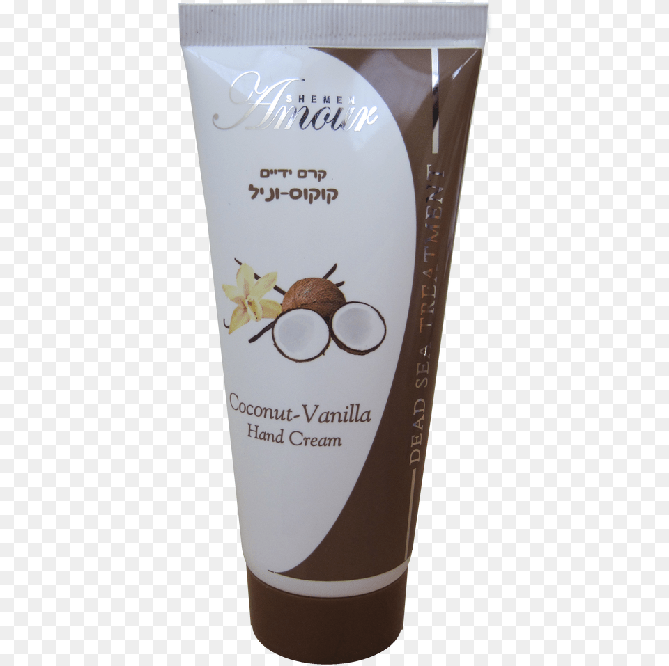 Coconut Amp Vanilla Hand Cream Is A Unique Blend Of Dead Cream, Bottle, Lotion, Cosmetics, Food Png Image