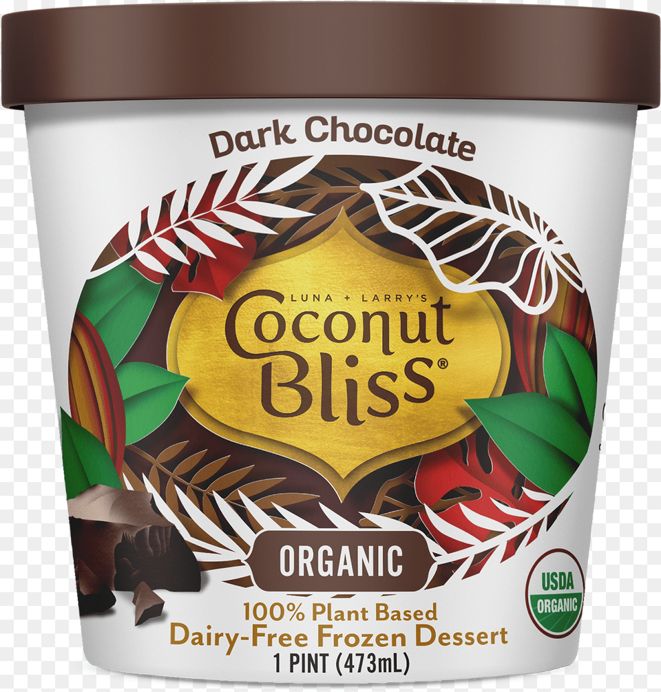 Coconut Bliss Vegan Ice Cream Coconut Bliss Sweet Cherry Amaretto, Dessert, Food, Ice Cream, Yogurt Png Image