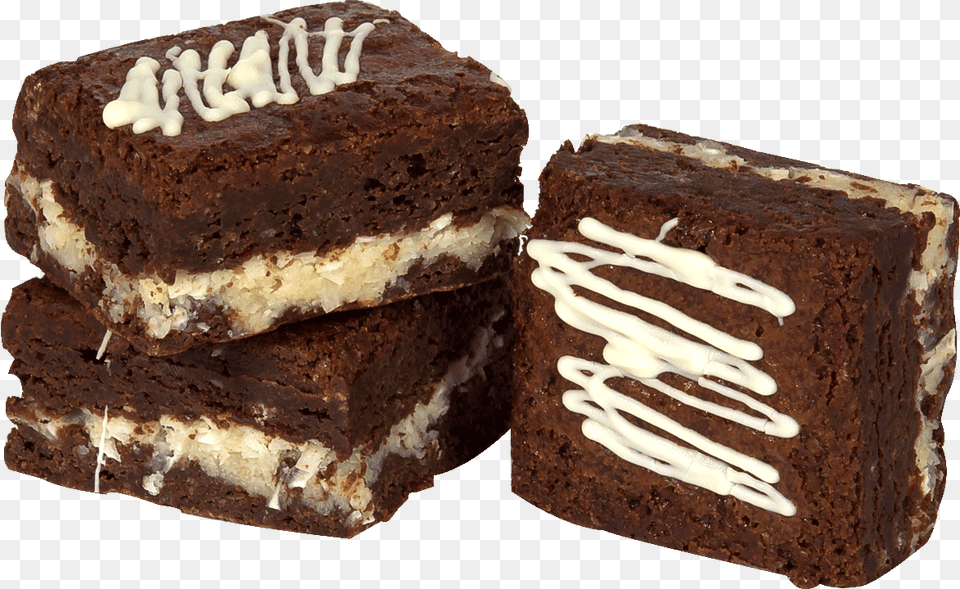 Coconut Brownietitle Coconut Brownie Chocolate Cake, Sweets, Food, Dessert, Cookie Png Image