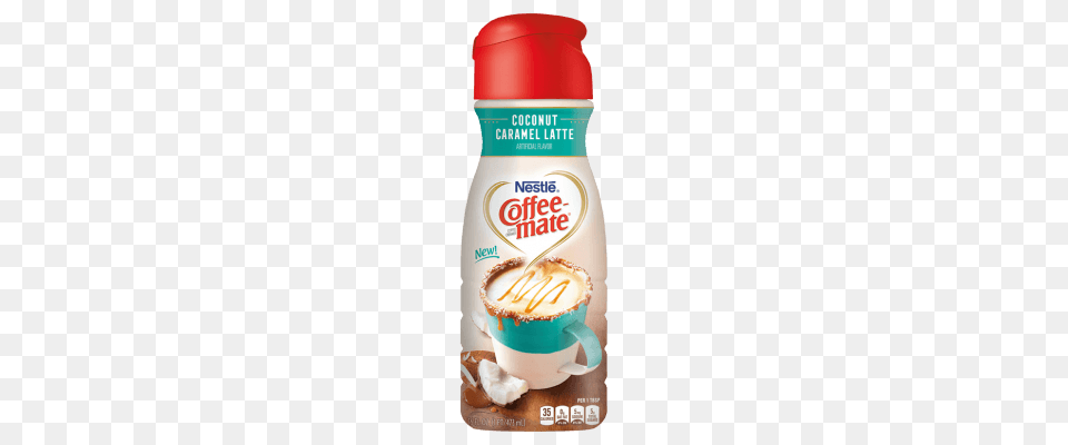 Coconut Caramel Latte Coffee Creamer Liquid Coffee, Food, Ketchup, Cup, Beverage Png Image