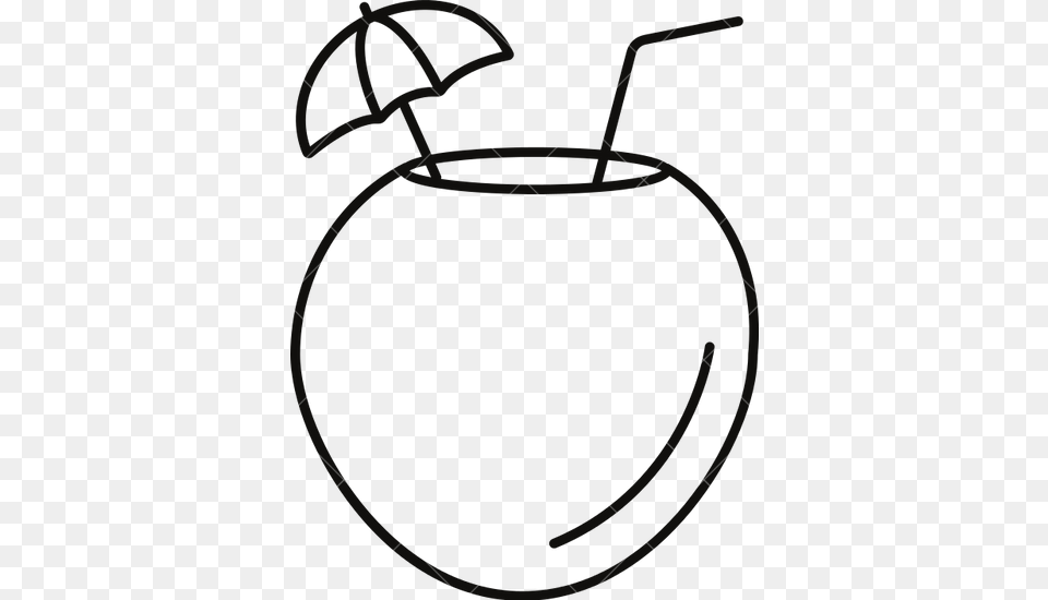 Coconut Clipart Coconut Water Clipart Of Coconut Water, Bag Free Png