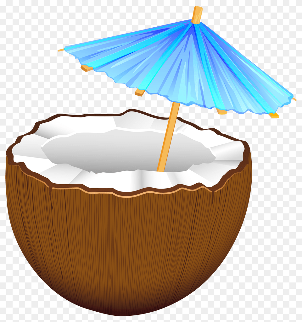 Coconut Cocktail Clip Art, Food, Fruit, Plant, Produce Png Image