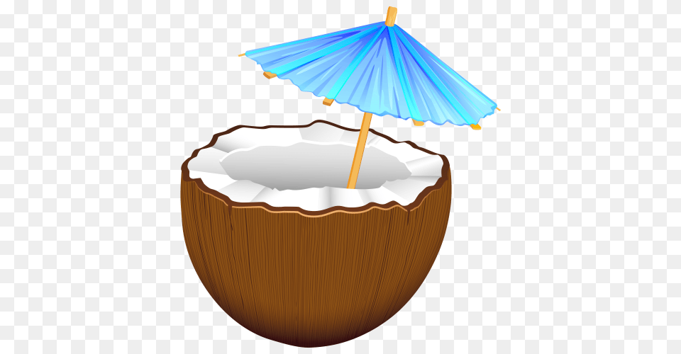 Coconut Cocktail Clip Art, Food, Fruit, Plant, Produce Free Png Download