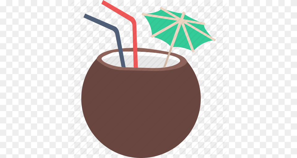 Coconut Coconut Drink Drink Tropical Tropical Drink Icon, Food, Fruit, Plant, Produce Free Png