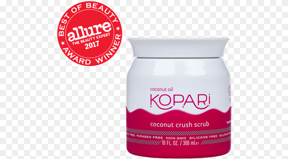 Coconut Crush Scrub Allure, Jar Free Transparent Png