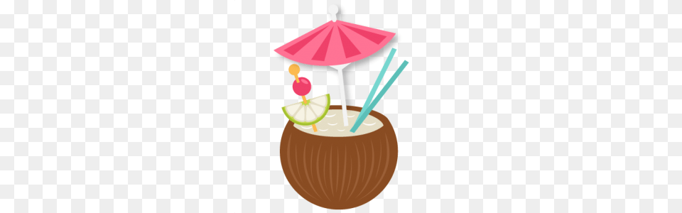 Coconut Drink My Miss Kate Cuttables Coconut, Food, Fruit, Plant, Produce Png