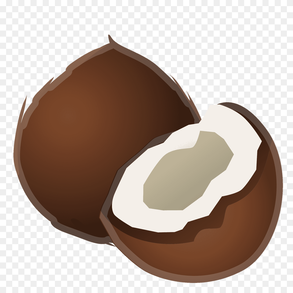 Coconut Emoji Clipart, Food, Fruit, Plant, Produce Free Transparent Png