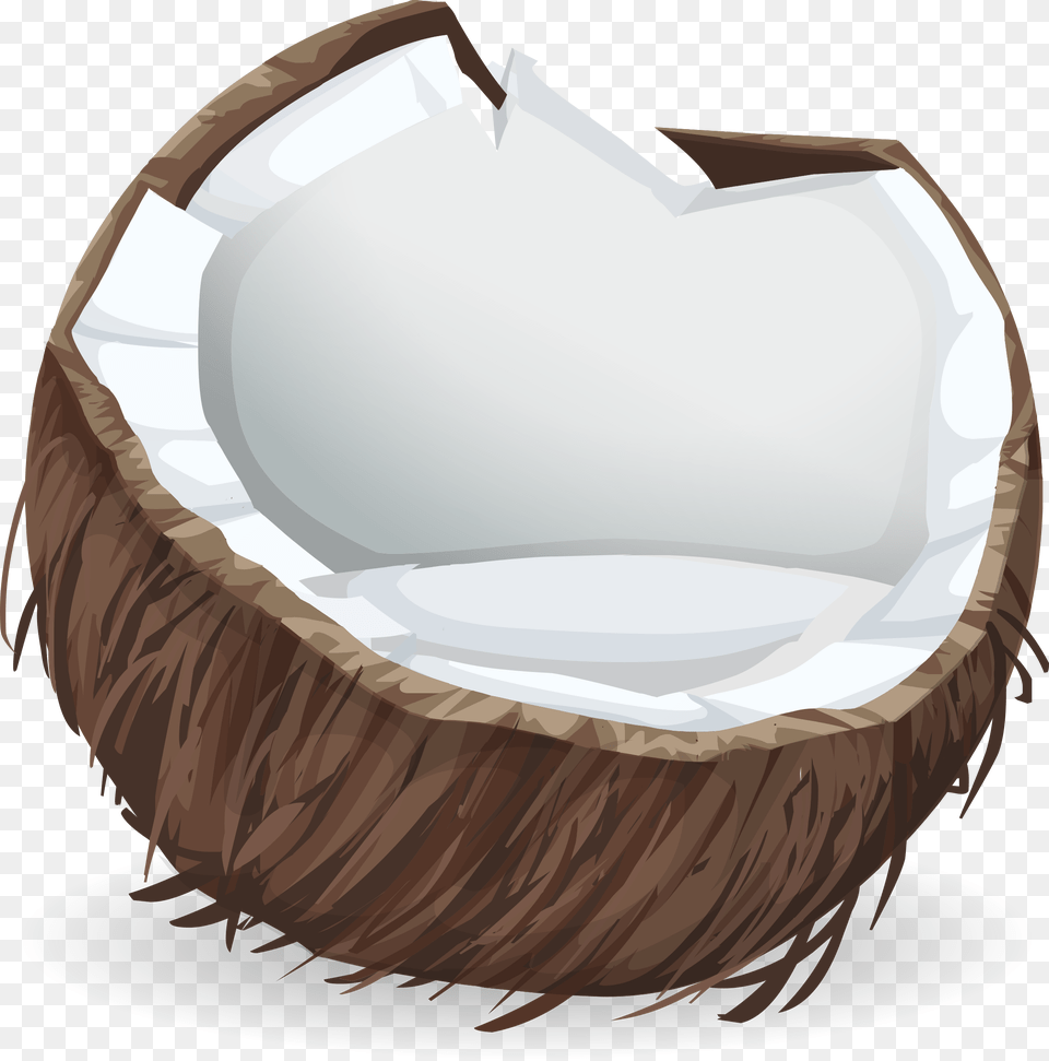 Coconut From Glitch Clip Arts Coconut Sticker, Food, Fruit, Plant, Produce Png