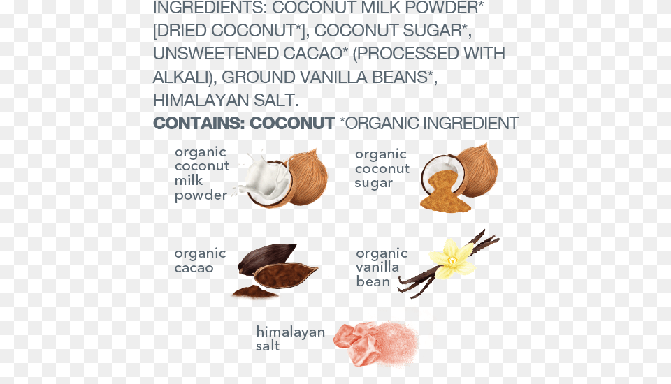 Coconut Hot Cocoa Mix Hot Chocolate, Food, Fruit, Plant, Produce Free Transparent Png
