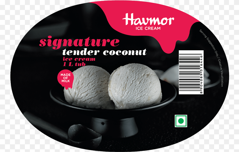 Coconut Ice Cream Havmor, Dessert, Food, Ice Cream Free Png