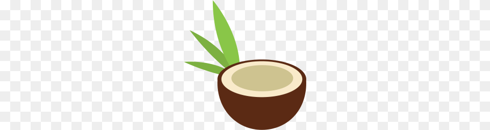 Coconut Icon Myiconfinder, Food, Fruit, Plant, Produce Png
