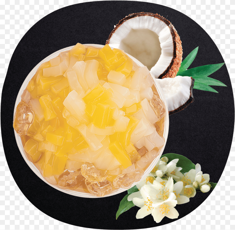 Coconut Milk Tea Front Argan Soap Jasmine Scented 53 Oz Bar Marius, Food, Fruit, Plant, Produce Free Transparent Png