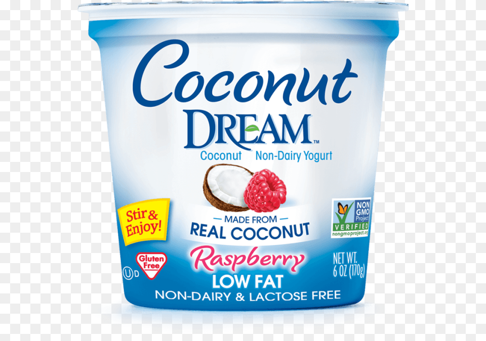 Coconut Non Dairy Yogurt Raspberry Coconut Dream Low Fat Coconut Yogurt Blueberry, Dessert, Food, Fruit, Plant Free Png Download