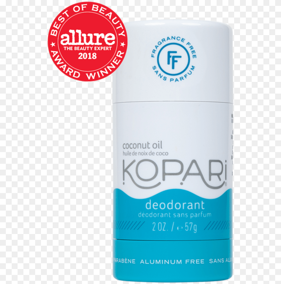 Coconut Oil Deodorant Fragrance Kopari Coconut Deodorant, Cosmetics, Can, Tin Free Transparent Png