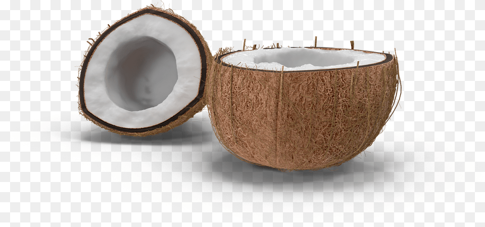 Coconut Oil Download Ceramic, Food, Fruit, Plant, Produce Free Png