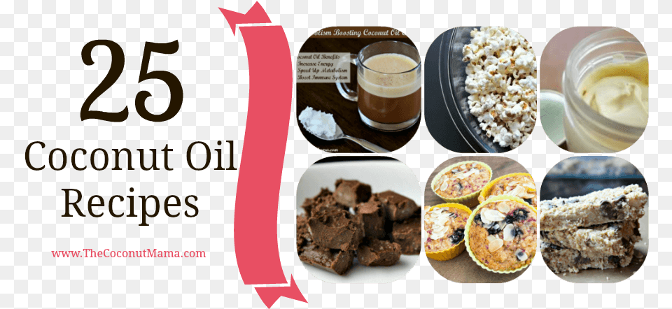 Coconut Oil Recipes Superfood, Cup, Bread, Food, Chocolate Free Png