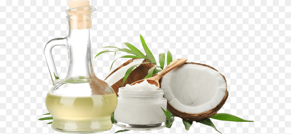 Coconut Oil White Background, Food, Fruit, Plant, Produce Png Image