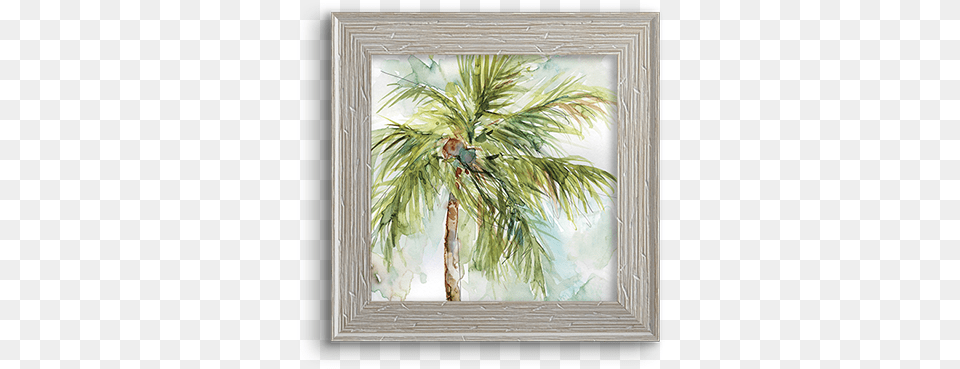 Coconut Palm Palm Trees, Art, Painting, Palm Tree, Plant Png Image