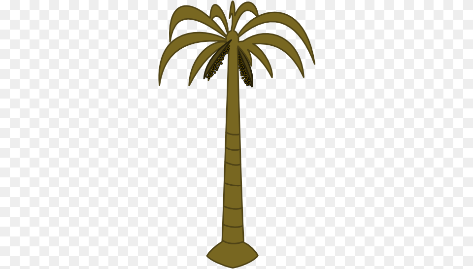 Coconut Palm Tree Clip Art Palm Tree Clip Art, Palm Tree, Plant, Cross, Symbol Free Png