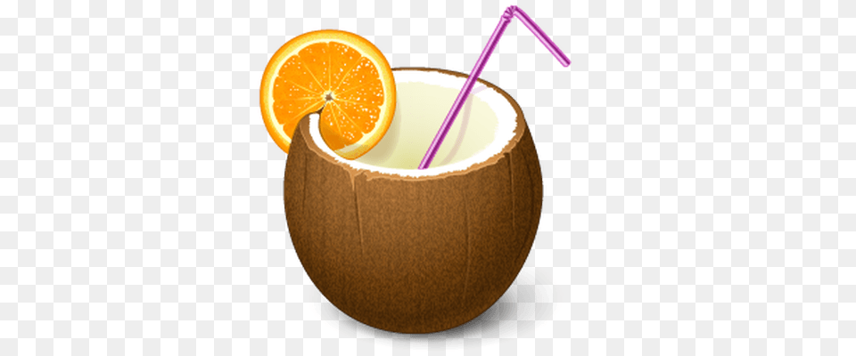 Coconut Single Transparent, Citrus Fruit, Food, Fruit, Orange Png