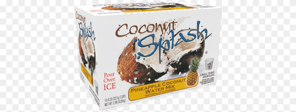 Coconut Splash Pineapple Coconut Water Mix Christmas Pudding, Food, Fruit, Plant, Produce Free Png Download