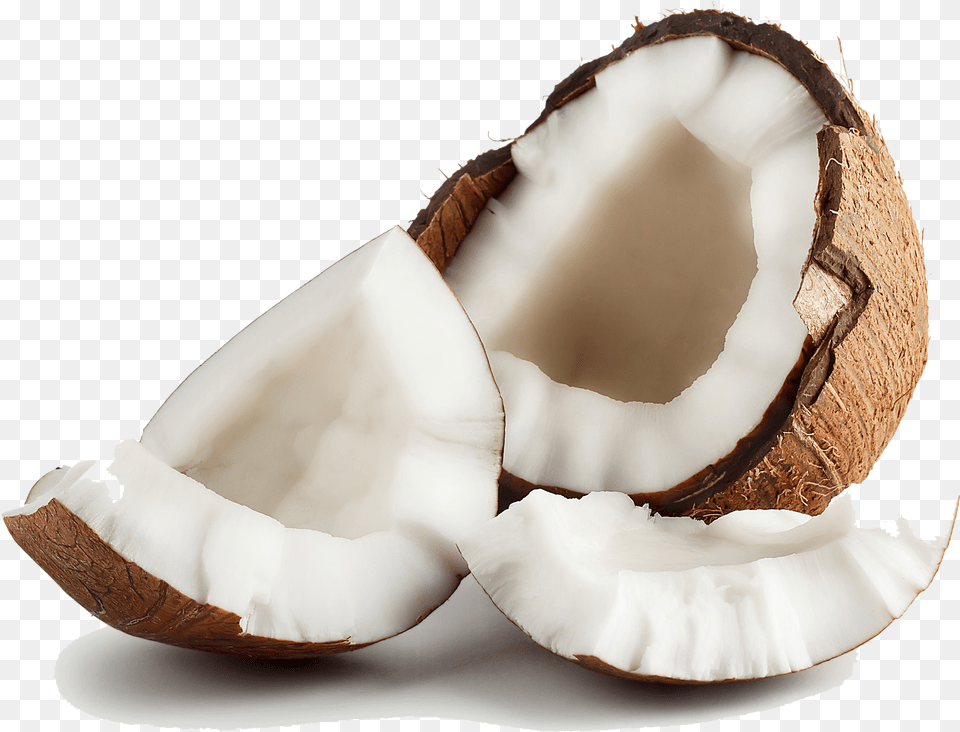 Coconut Transparent Coconut, Food, Fruit, Plant, Produce Free Png Download
