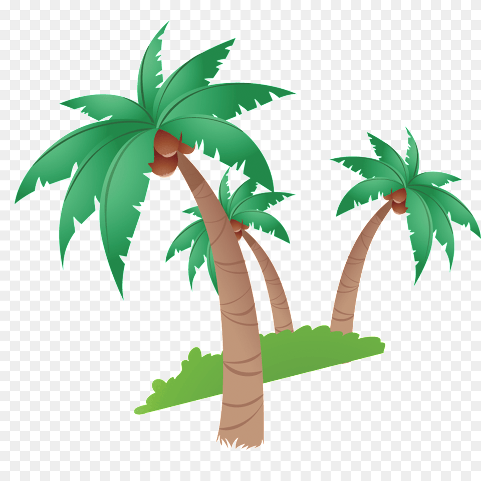 Coconut Tree Cartoon Beautiful Illustration Download, Palm Tree, Plant, Vegetation, Food Free Png