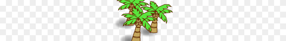 Coconut Tree Clip Art Cartoon Coconut Trees Coconut Clipart, Plant, Palm Tree, Bamboo, Person Free Transparent Png