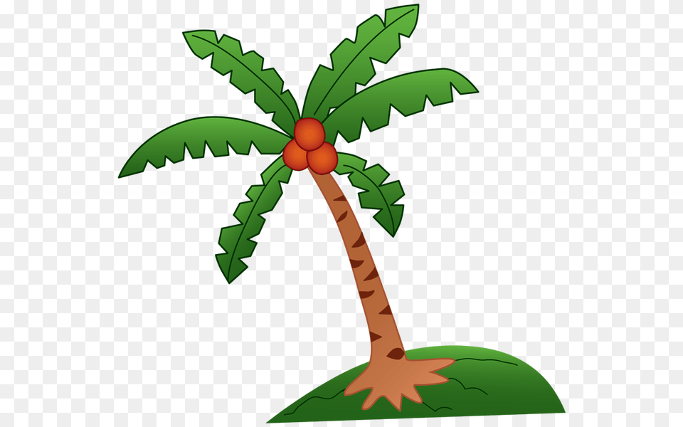 Coconut Tree Clip Art For Clip Art, Plant, Palm Tree, Vegetation, Fruit Free Png