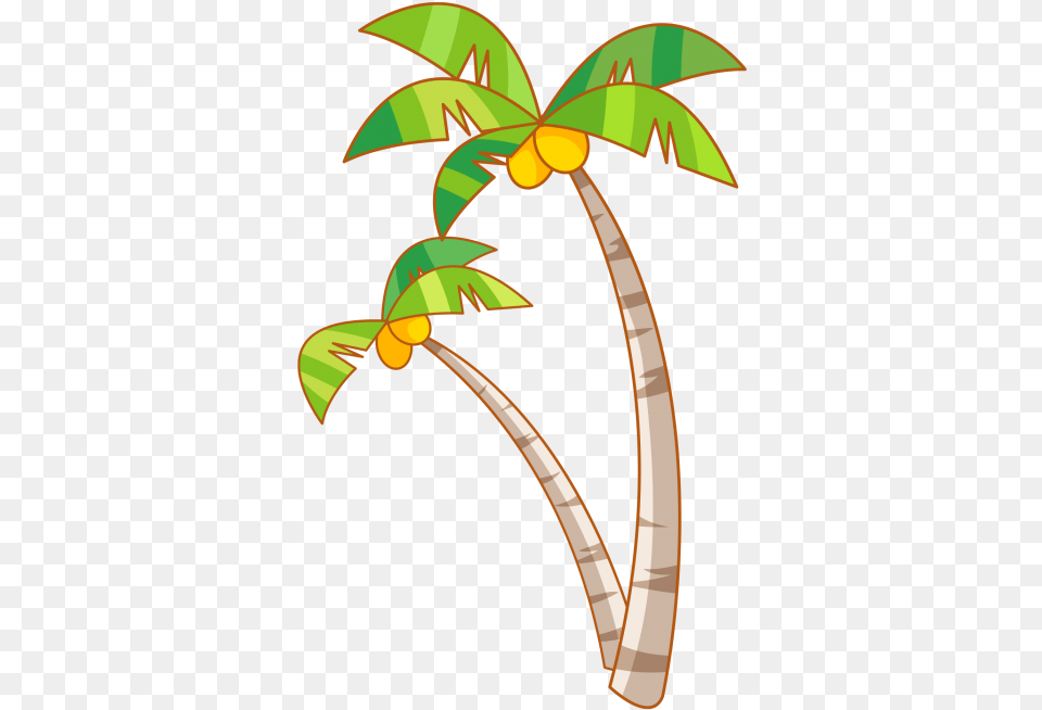 Coconut Tree Clipart, Palm Tree, Plant, Leaf, Food Free Transparent Png
