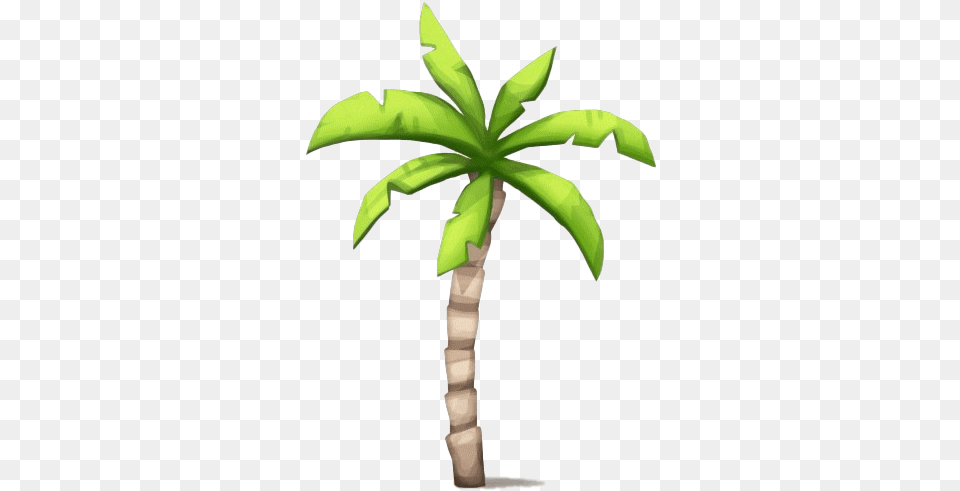 Coconut Tree Clipart Coconut Tree, Palm Tree, Plant, Leaf, Animal Free Transparent Png
