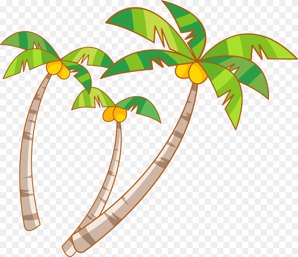 Coconut Tree Hd Image Download Clip Art, Plant, Palm Tree, Leaf, Fruit Png